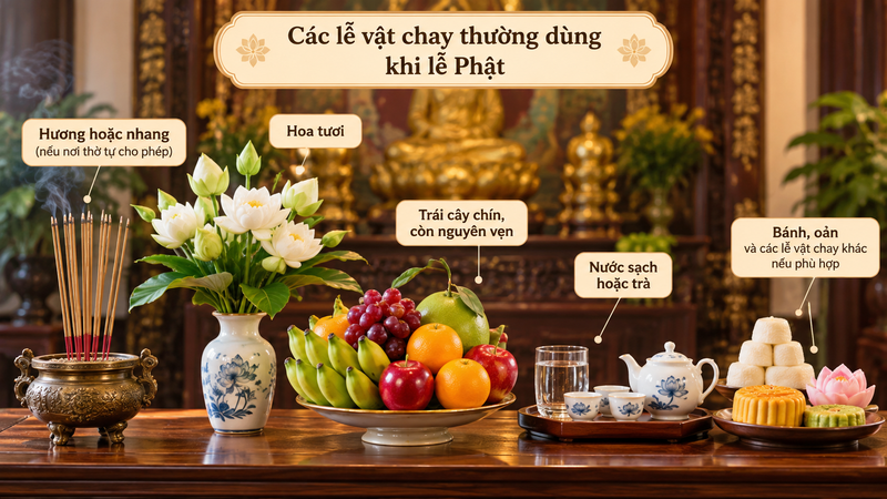 Lễ vật nên chuẩn bị
