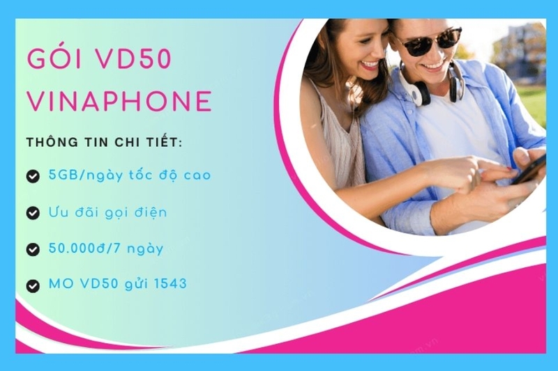 Ưu đãi gói VD50 VinaPhone