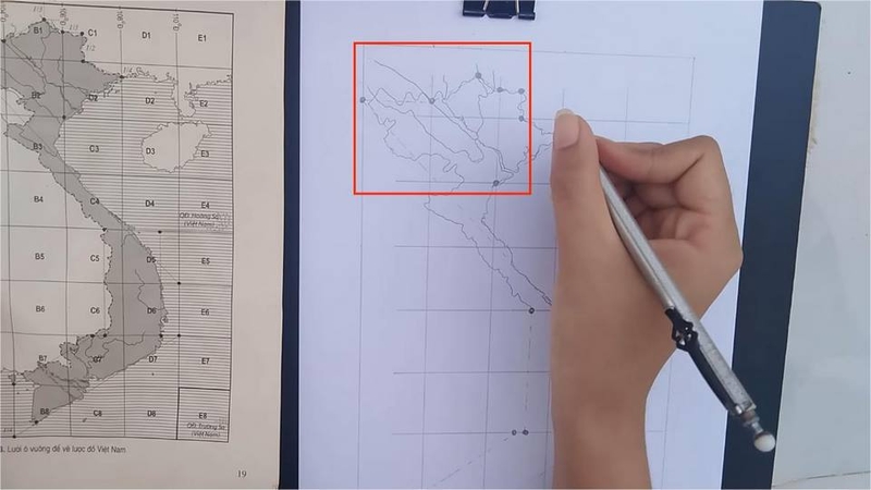 Vẽ sông ngòi trên bản đồ Việt Nam