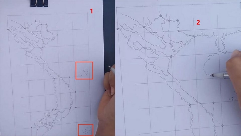 Vẽ quần đảo và ranh giới