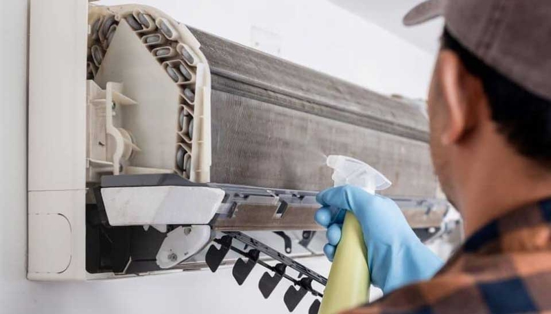 Vệ sinh d&agrave;n lạnh điều h&ograve;a - 04