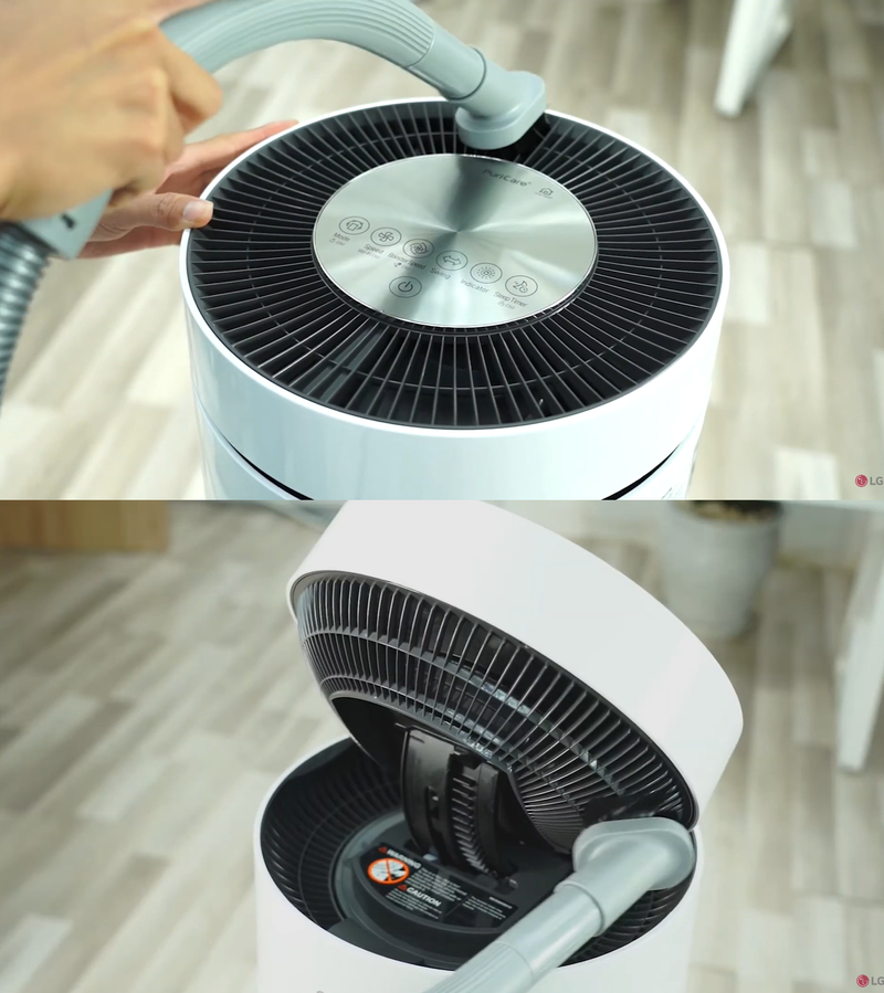 vệ sinh máy lọc không khí LG.3