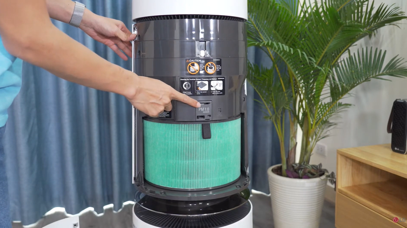 vệ sinh máy lọc không khí LG.7