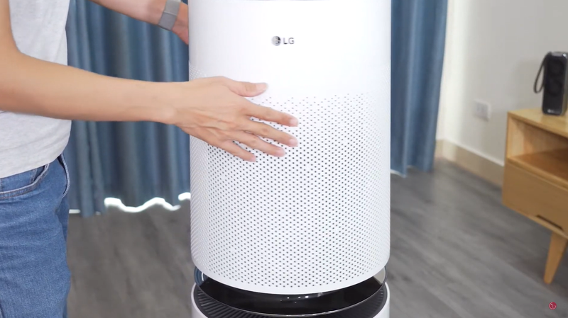 vệ sinh máy lọc không khí LG.9