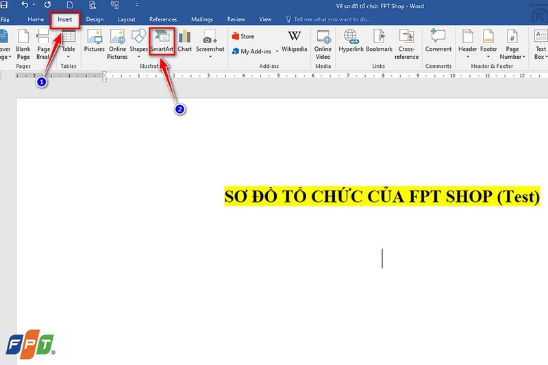 Vẽ sơ đồ tổ chức trong Word - Ảnh 03