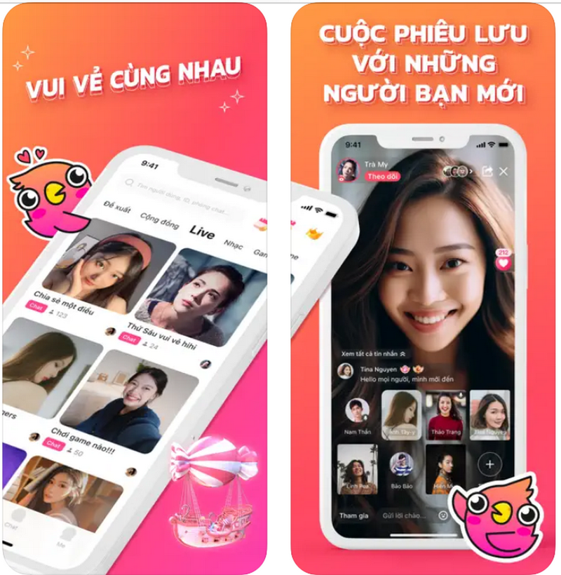 Ứng dụng có tính năng Gọi video chất lượng vượt trội