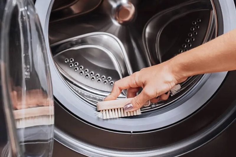 vì sao cần vệ sinh gioăng cao su máy giặt Electrolux