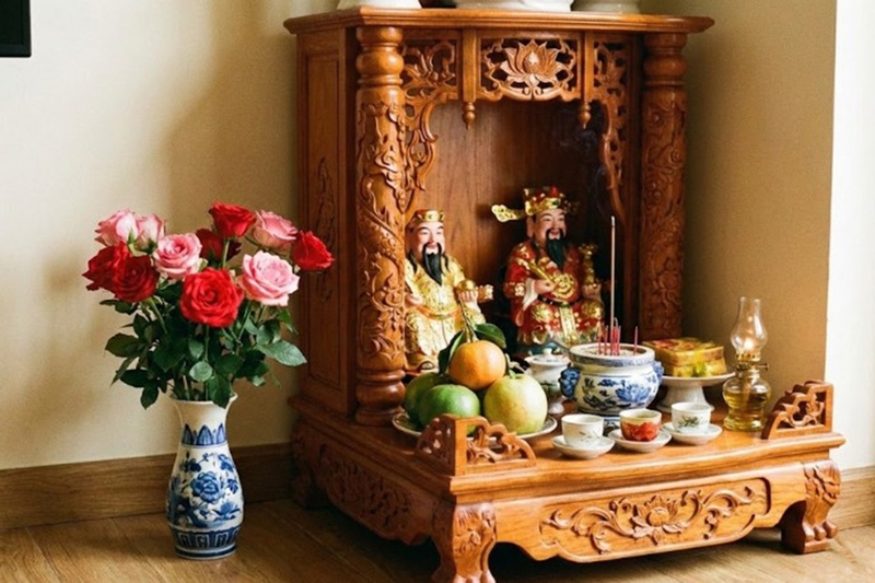 Vía thần tài cúng hoa gì 6