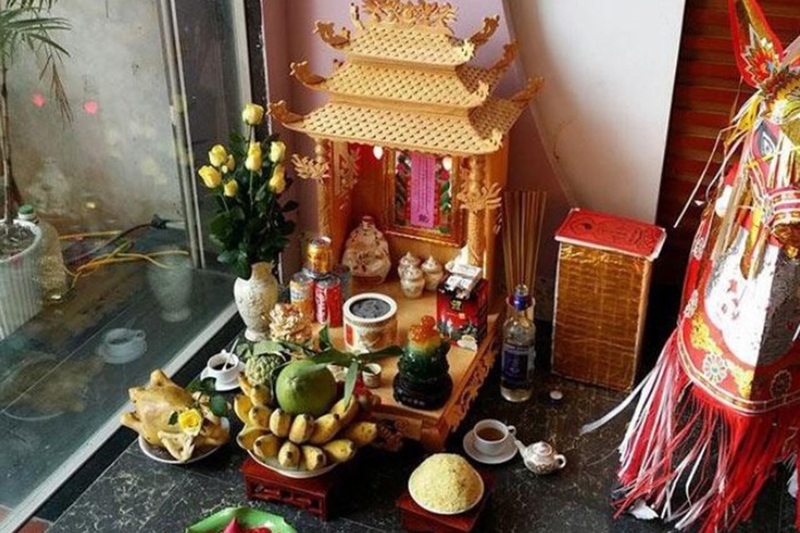 Vía thần tài cúng hoa gì 1