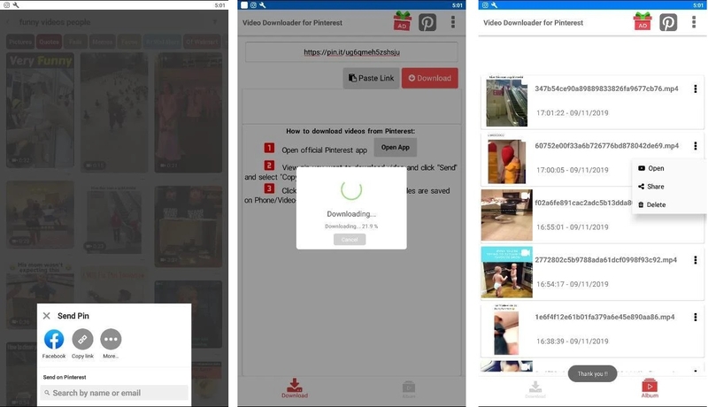 Video Downloader for Pinterest 2