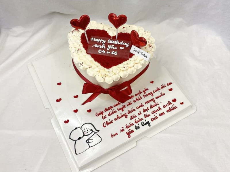 loi chuc tren banh sinh nhat