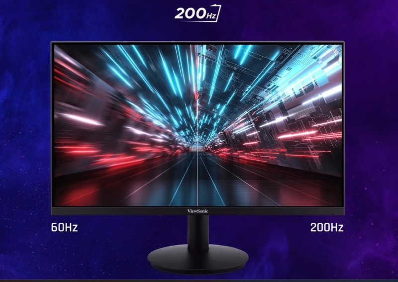 Tần số quét 200 Hz diễn đạt chuyển động mượt mà