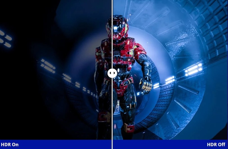 Hỗ trợ HDR10 nhằm tăng cường độ tương phản