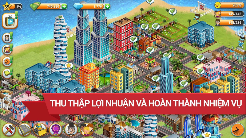 Village Island City Simulation 2