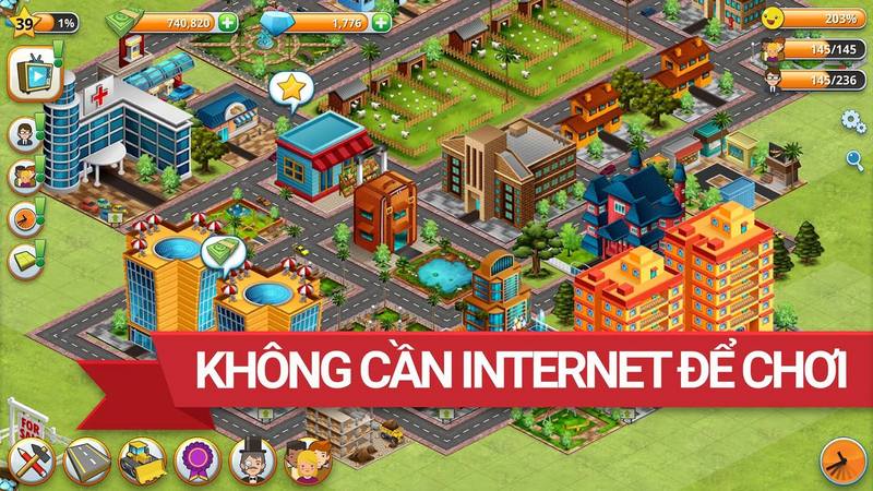 Village Island City Simulation 4
