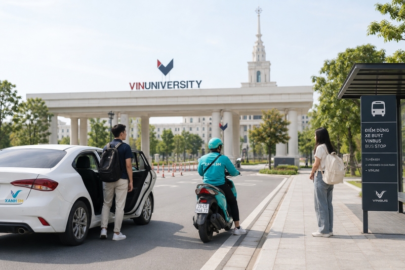 Cách di chuyển đến VinUni