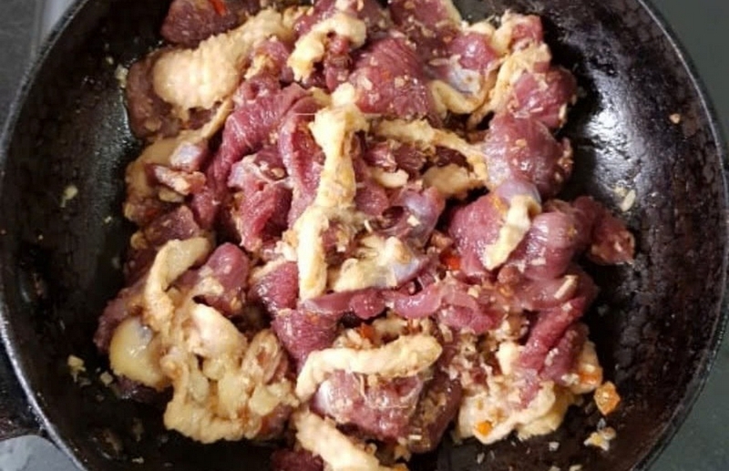 vịt hầm bí đỏ ảnh 4