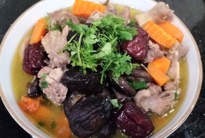 vịt hầm táo đỏ hình 13