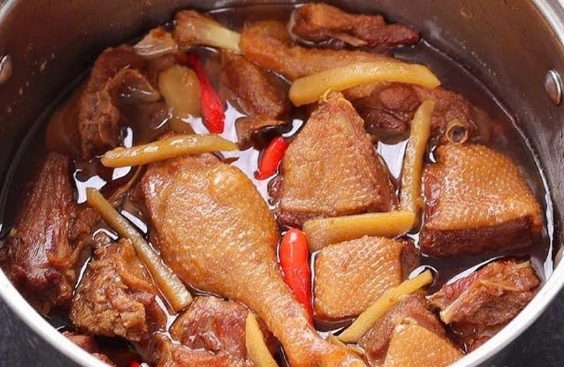 vịt kho nước dừa ảnh 3