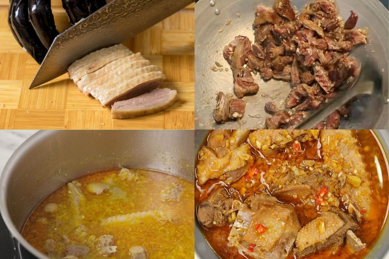 vịt nấu mẻ 6