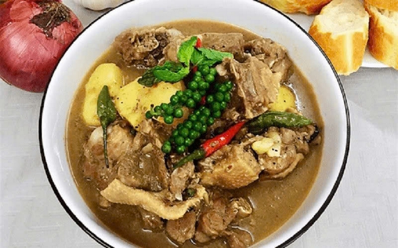 vịt nấu tiêu xanh ảnh 2