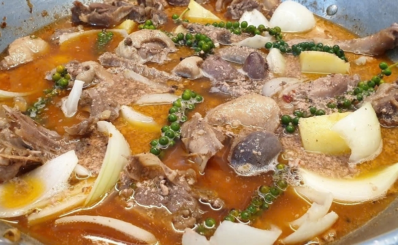 vịt nấu tiêu xanh ảnh 6