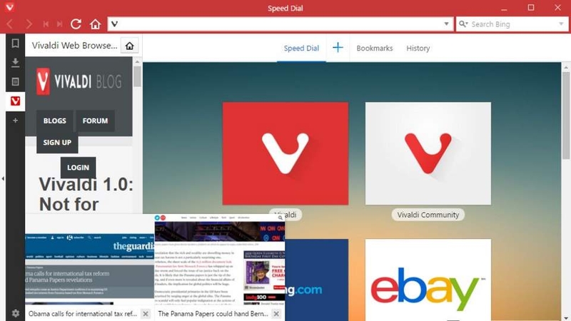 Vivaldi là một trình duyệt web mã nguồn mở 