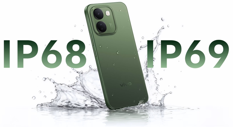Chuẩn IP68 và IP69 giúp vivo S2 FE tăng khả năng bảo vệ trước bụi và nước trong quá trình sử dụng.