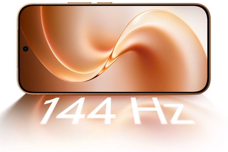 Màn hình 144 Hz trên vivo V80 giúp thao tác cuộn và chuyển cảnh mượt hơn với nội dung tương thích.