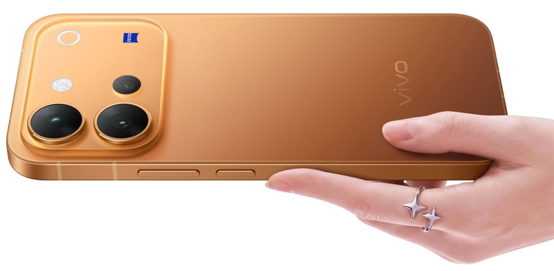 vivo V80 có thiết kế mặt lưng kính, cụm camera ZEISS nổi bật và thân máy mỏng 7,69 mm.