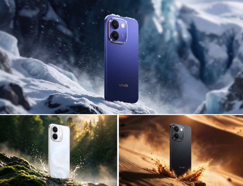 Ba phiên bản màu của vivo Y600.
