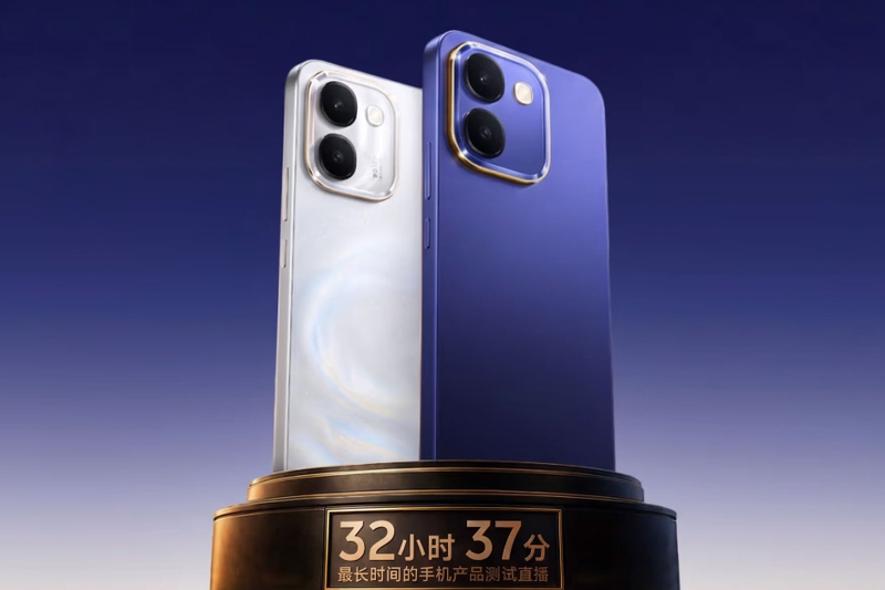 vivo Y600 ghi dấu với cột mốc Guinness 32 giờ 37 phút trong thử nghiệm thời lượng pin được phát trực tiếp.