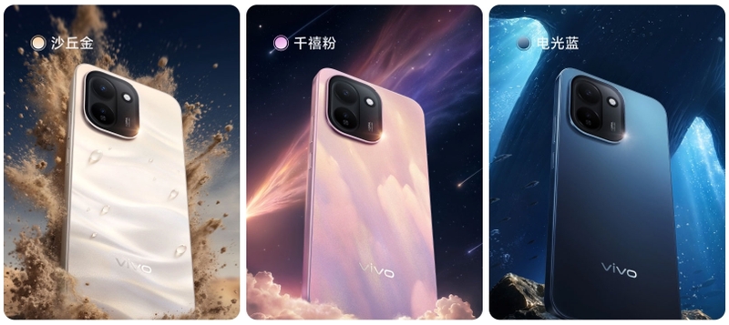 vivo Y600k Turbo mang đến ba phong cách màu sắc khác nhau.