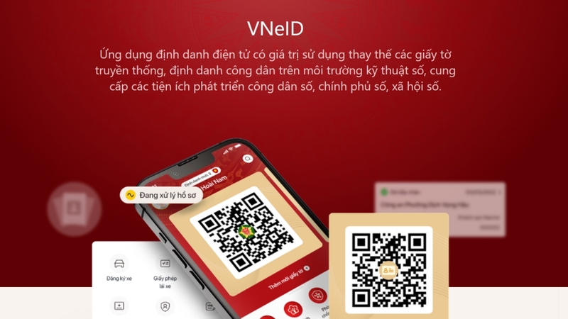 Dùng website vneid.gov.vn thay thế ứng dụng
