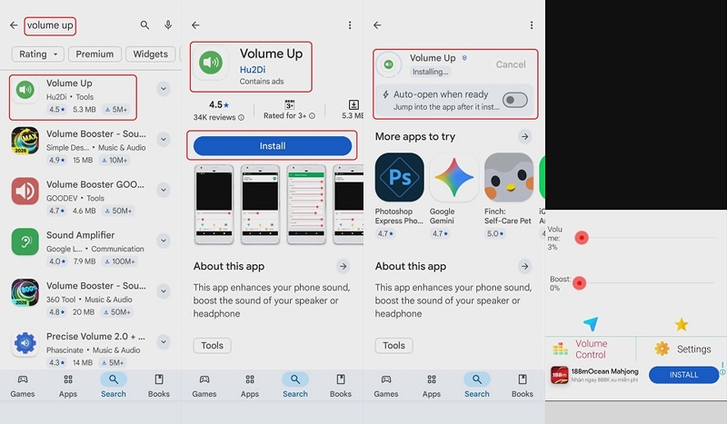 Cách tải về Volume Up cho thiết bị Android của bạn