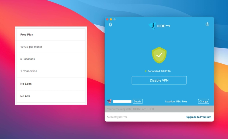 hide.me vpn cho mac