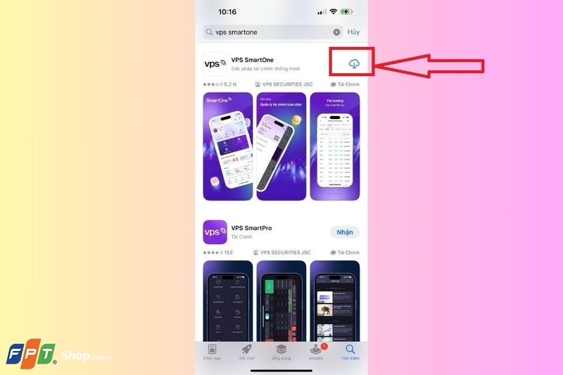 Nhấn vào nút "Tải về" hoặc biểu tượng tương ứng