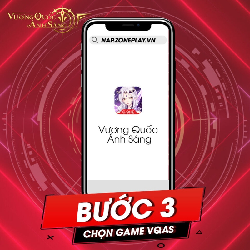 Nạp game VQAS - BƯỚC 3