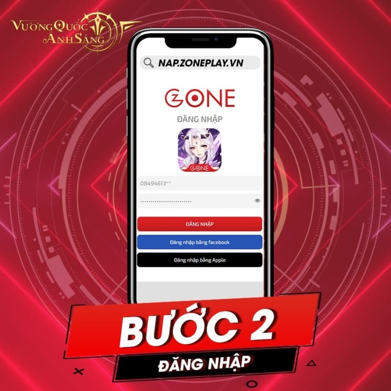Nạp game VQAS - BƯỚC 2
