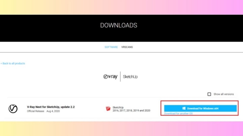 Cách mở Vray trong SketchUp hiệu quả