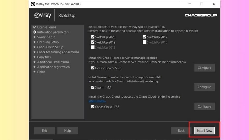 Nhấn vào nút “Install” để bắt đầu quá trình cài đặt