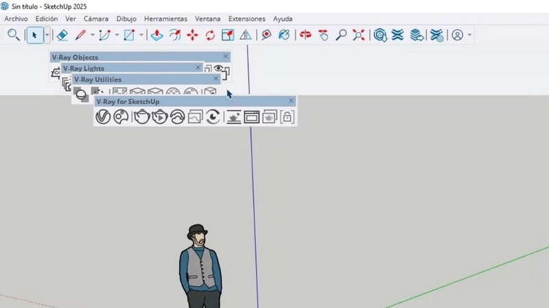 Khởi động lại phần mềm SketchUp