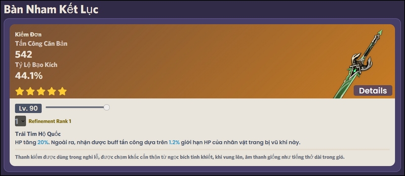 ban nham ket luc