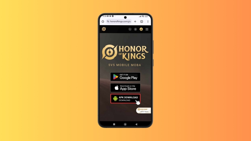Nhấn vào nút APK DOWNLOAD để tải về file cài đặt