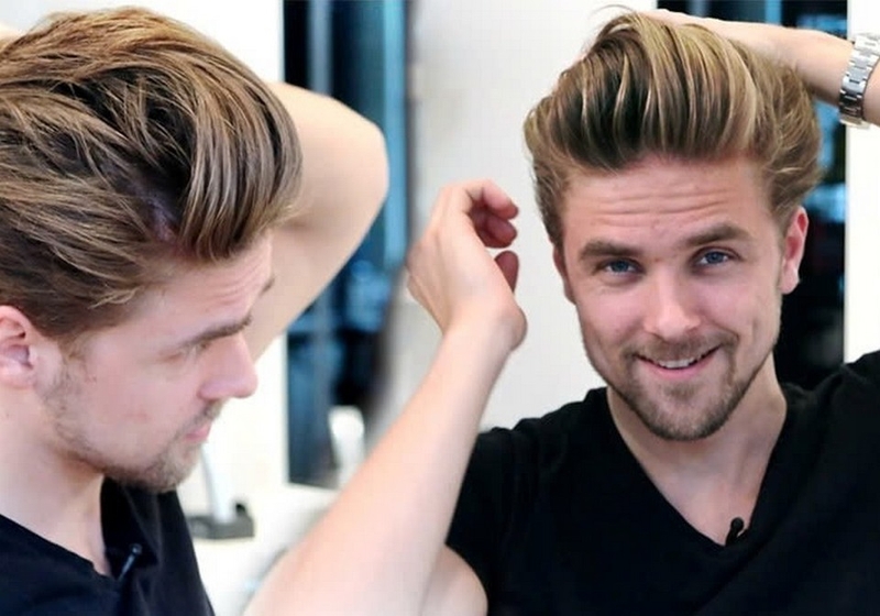 vuốt tóc nam ảnh 4