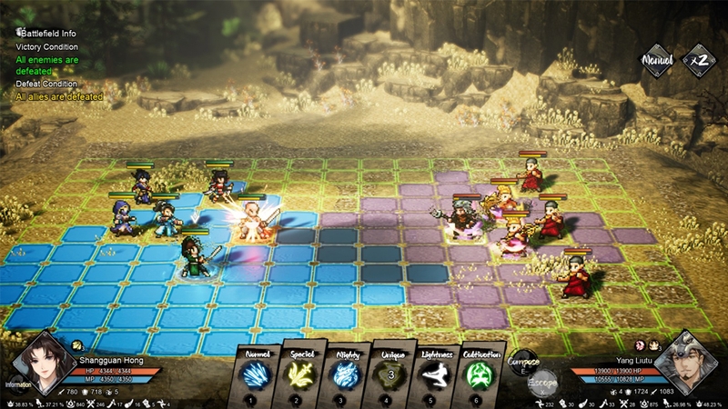 Thể lực cao giúp nhân vật di chuyển nhiều ô hơn trong một lượt