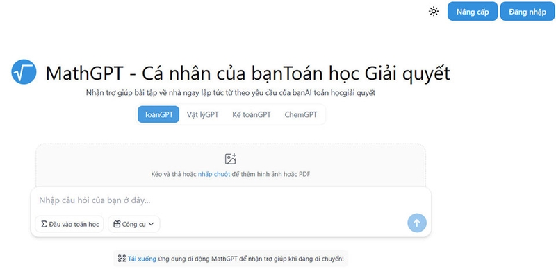 Web giải toán bằng AI - 02