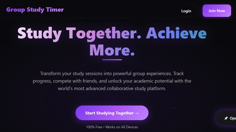 Group Study Timer