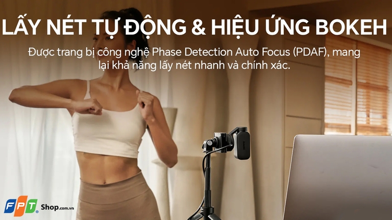 Công nghệ lấy nét theo pha (PDAF) mang đến trải nghiệm lấy nét tốt