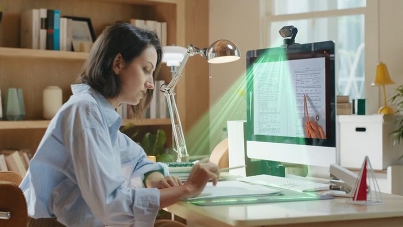Chế độ DeskView của webcam Insta360 Link 2